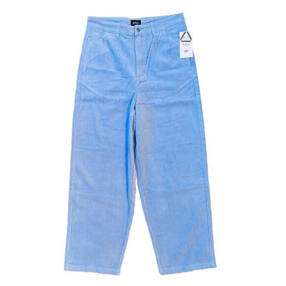 RVCA Pants - RVCA Women's Corduroy Plushed Wide Leg Pants Size 30 UVJNP00113 Purple